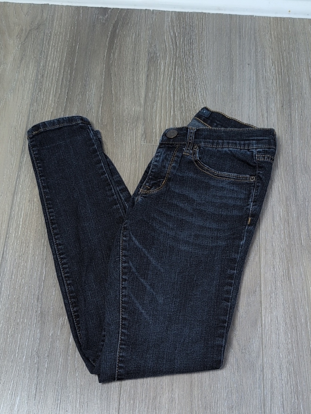 Aeropostale Dark Wash High-Rise Skinny Jeans